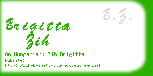 brigitta zih business card